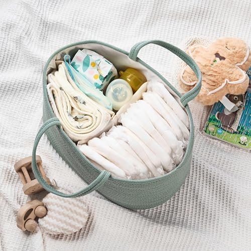 Diaper Caddy Organizer, Gift Basket for Baby Shower, Newborn Essentials - Image 2