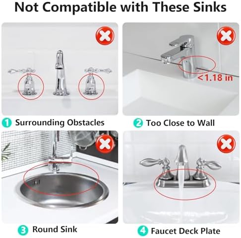 17.7'' Faucet Mat for Kitchen Sink Splash Guard Drain Mat Behind Faucet - Image 4