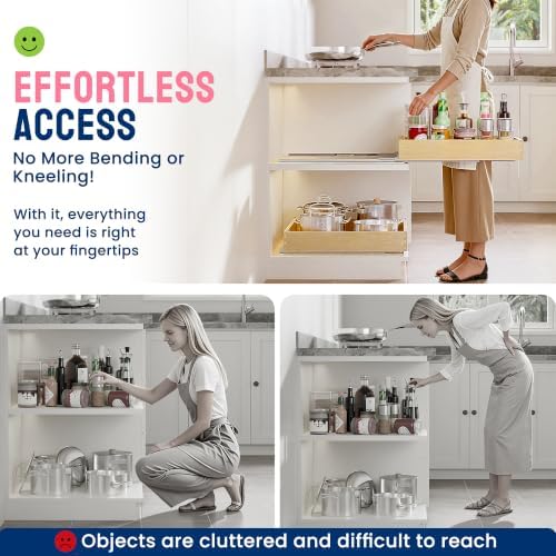 Heavy-Duty Soft Close Pull Out Drawers for Kitchen Cabinets - Image 4