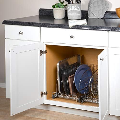 Pull Out Organizer for Bakeware, Cutting Board and Trays, 12.5”W x 21”D - Image 3