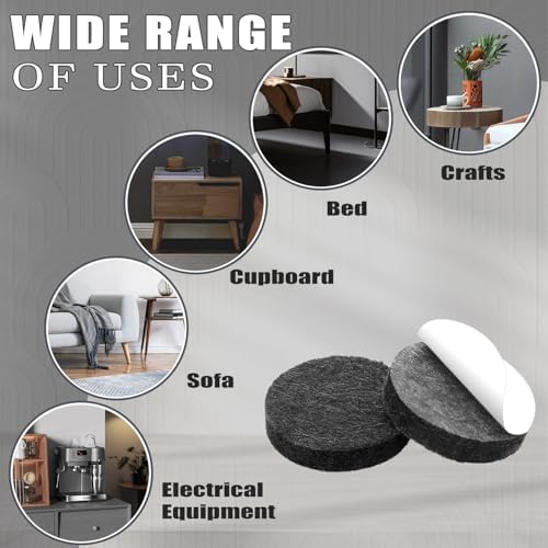 Felt Furniture Pads for Hardwood Floors -Yelanon Felt Pads for Chair Legs - Image 4