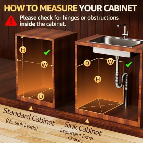 Pull Out Trash Can Under Cabinet, Soft Close Heavy Duty 200LB, Black - Image 4