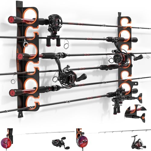 KastKing Horizontal Fishing Rod Holder, Upgraded w/Spooler, 1 Pack by KastKing
