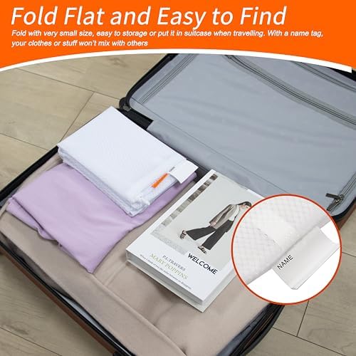 Polecasa 2 Pack Heavy Duty Diamond X-Large Mesh Laundry Bag, 30x36", White - Image 5