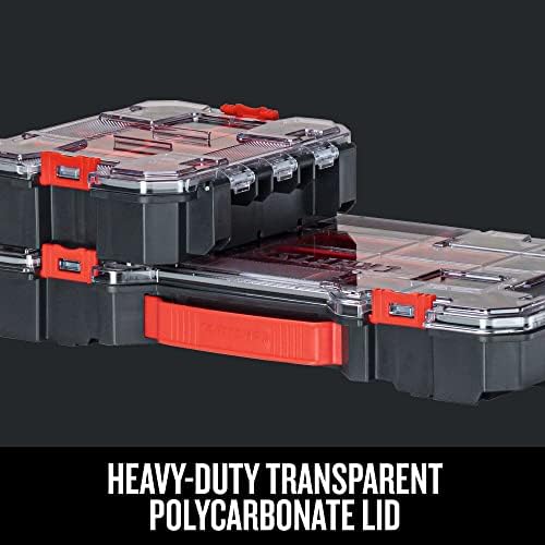 CRAFTSMAN VERSASTACK Storage Organizer, Small Parts Organizer, 20-Compartments, Lid Includes Secure Latch (CMST17828) - Image 4