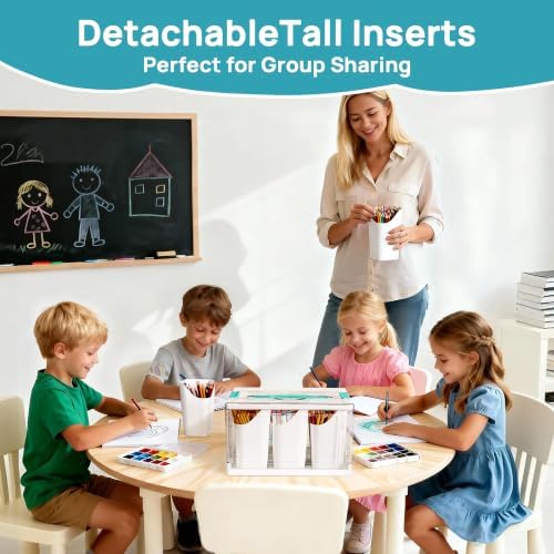 Vtopmart 24 QT Clear Plastic Craft Organizer with Detachable Inserts,1 Pack - Image 6