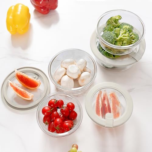 Urban Green Glass Food Storage Containers with Glass Lids, Microwave Safe Food Container Set, Aitight Meal Prep Container Set, LeakProof, 100% Plastic Free, 5 Pack - Image 6