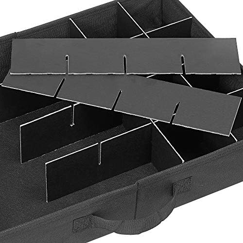 HOLDN’ STORAGE Christmas Ornament Storage Box with Dividers, Holds 72 Ornaments (3 Inch), Large Ball Storage Container with 3 Removable Trays, Durable and Portable - Gray - Image 7