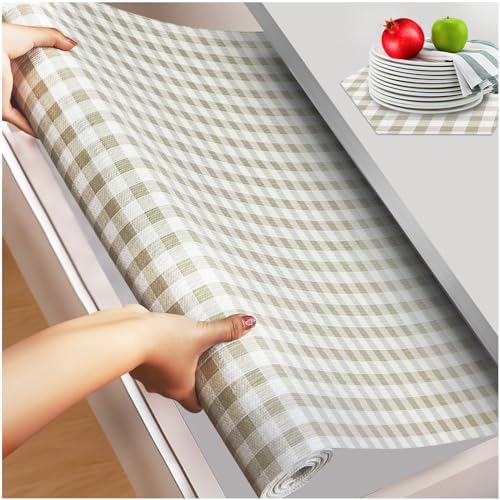 Beautysaid Shelf and Drawer Liner for Kitchen Cabinet Non Adhesive Non Slip by Beautysaid