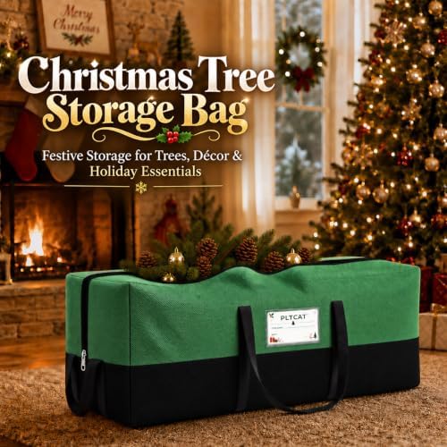 Christmas Tree Storage Bag, Fits 8 Ft Artificial Trees, Green - Image 3
