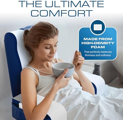 Kolbs Wedge Reading Pillow, Cushion with Arms for TV, Books, Nursing, Back - Bed Pillow for Sitting Up in Comfort, Plush Backrest Pillow. Sit Up in Comfort - Image 4