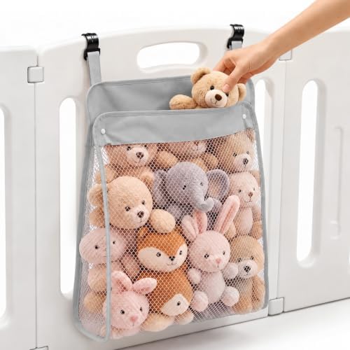 Playpen Toy Organizer, Stuffed Animal Storage & Hanging Diaper Organizer by Unknown