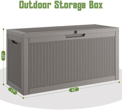 Outdoor Storage Box Waterproof, 70 Gallon Deck Box for Patio Storage - Image 2