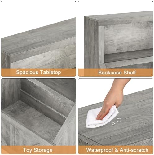 IDEALHOUSE Kids Toy Box for Boys, Kids Toy Chest Storage for Boys & Girls - Image 3