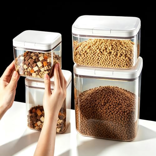 LivLab Mker 25 lb Airtight Dog Food Storage Container with Scoop by LivLabMker