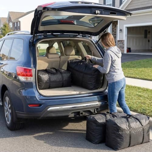 Heavy Duty Storage Bag with Handles for Moving & Storage (46Gal - 2 Pack) - Image 3