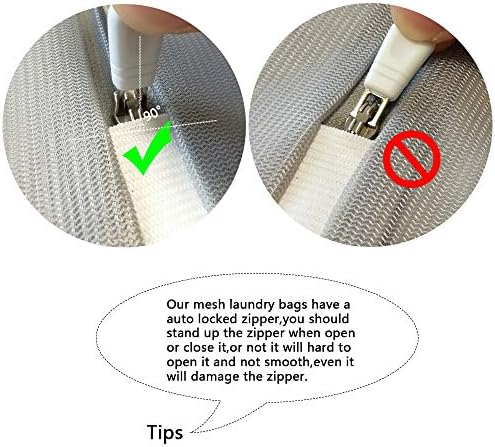 Lingerie Bag for Washing Delicates, Grey Laundry Bags for Delicates, 5Pcs - Image 5