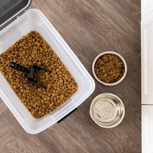 IRIS USA Dog Food Storage Container, Up to 58 lbs, Dark Gray, Made in USA - Image 5