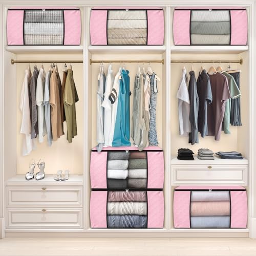 Fab totes 10 Pack Storage Bags for Clothes Blanket Storage Bins with Lids - Image 6