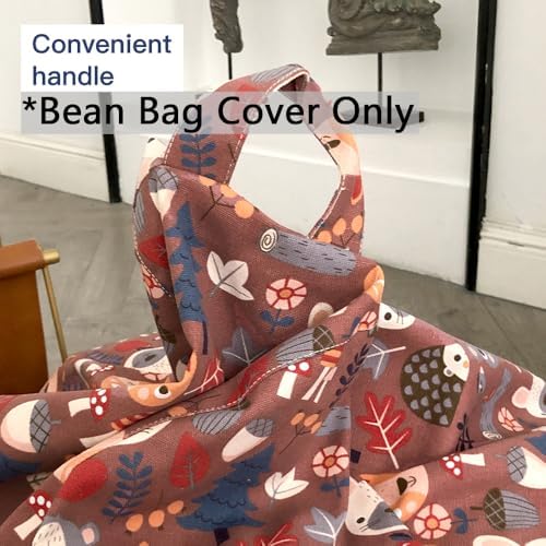 YuppieLife Stuffed Animal Storage Bean Bag Cover, 27" Velvet Toy Organizer - Image 3