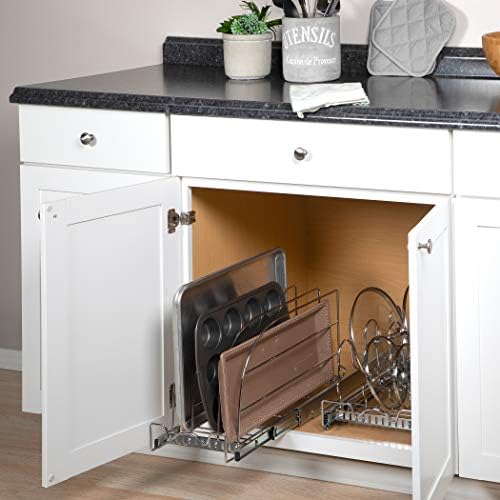 Pull Out Organizer for Bakeware, Cutting Board and Trays, 8.5"W x 21"D - Image 6