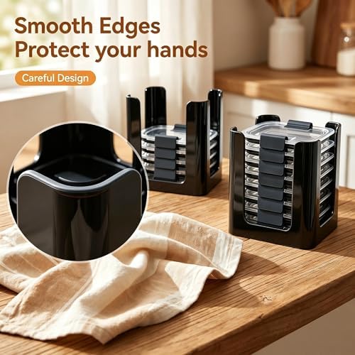 Food Container Lid Organizer for Rubbermaid Brilliance Nap-on Lids - Image 6
