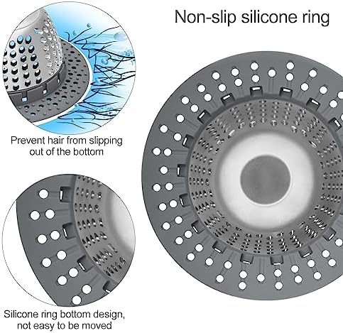 LEKEYE Shower Drain Hair Catcher | Bathtub Stopper/Shower Drain Cover/Drain Protector for Bathtub and Bathroom - Image 6