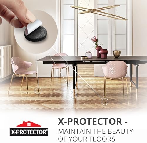 X-Protector Felt Furniture Pads - 24 Pcs 2" - Round Felt Pads - Image 6