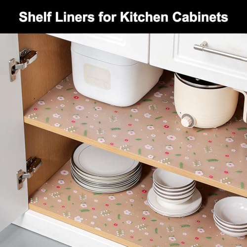 Cooyes Shelf Liner Non-Adhesive EVA Cabinet & Drawer Liner 17.5" x 120" - Image 4