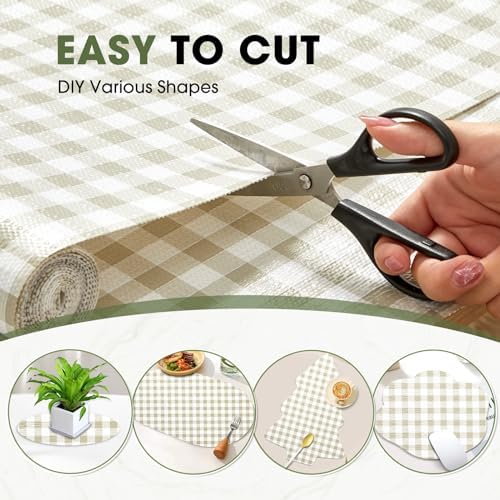 Beautysaid Shelf and Drawer Liner for Kitchen Cabinet Non Adhesive Non Slip - Image 6