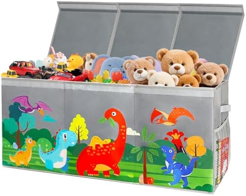 Extra Large Toy Box Chest with Lids Collapsible Storage Organizer for Kids by Unknown