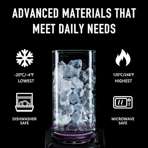D2scrma 56oz/1.8Qt Rectangle Glass Storage Containers with Lids 4-Pack - Image 5