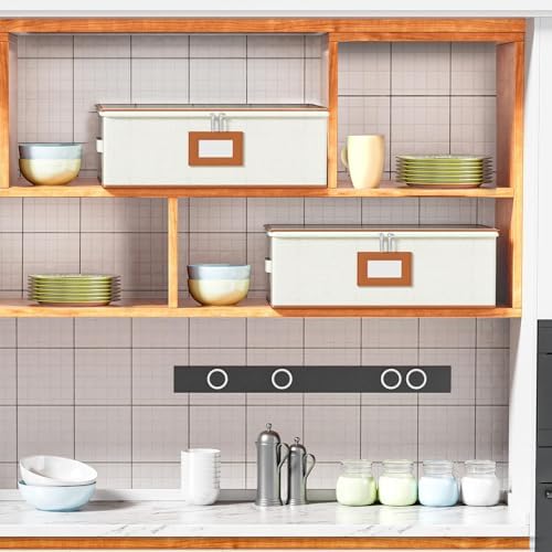 2-Pack Cup Storage Box with Dividers, Hard Shell Mug Organizer with Lid - Image 6