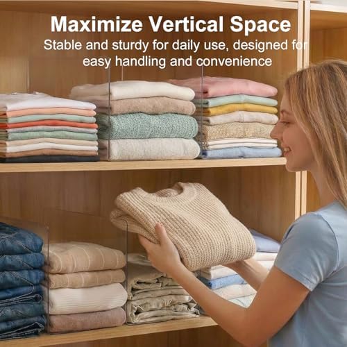 SortNStore Shelf Dividers Closet Organization: 10" Tall x 16" Deep (Deeper) - Image 4
