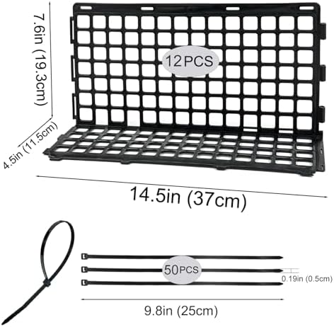 12 Pcs Under Couch Blocker for Pets, Bed Blocker with 50 Zip Ties - Image 6
