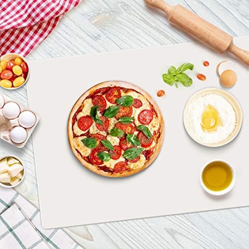 Gartful 25"x 17"x 0.03" Silicone Mats for Kitchen Counter, Large Silicone Countertop Protector, Nonskid Heat Resistant Desk Saver Pad, Multipurpose Mat, Placemat, Beige - Image 6