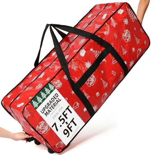 HOMEST Christmas Tree Storage Bag, Fits for 7.5-9 ft Xmas Artificials by HOMEST