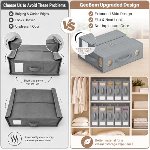 9 Pack Sheet Organizers and Storage, Bed Sheet Organizer - Image 3