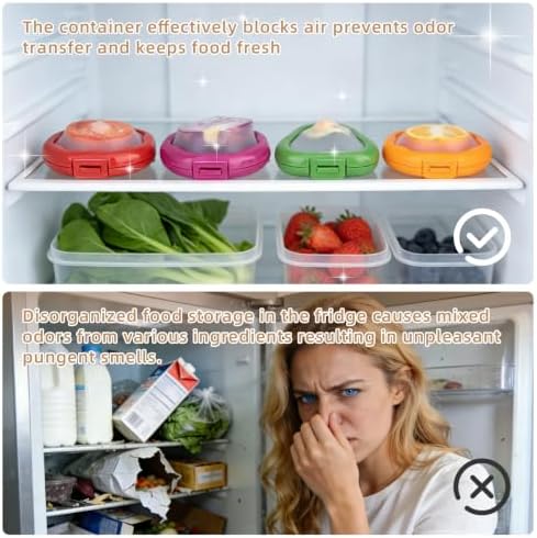 TQRR Avocado Saver and Onion Storage-4Pcs Fruit Fresh Storage Containers - Image 5