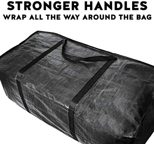 BAG-THAT! 68.5 GAL 4 Pack XXL Jumbo Extra Large Heavy Duty Stronger Handles Storage Bags Moving Totes Zippered Reusable Wrap Around Handle Storage Totes - Image 5