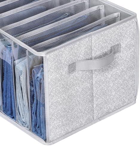 Zilink Wardrobe Clothes Organizer Storage Bin with Dividers, 3 Pack - Image 3