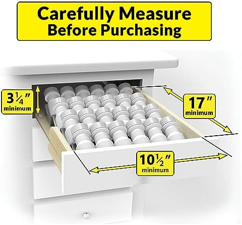 LYNK PROFESSIONAL® Spice Drawer Organizer - Heavy Gauge Steel 4 Tier Rack - Drawer Insert Tray for Spice Jars, Herbs and Seasoning - Kitchen Cabinet Storage - Silver Metallic, Medium - Image 4