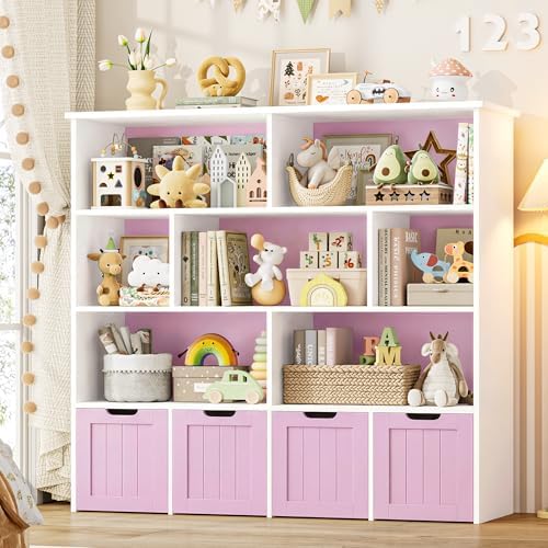 FINETONES Toy Storage Organizer with Movable Drawer Toy Organizer for Kids by finetones