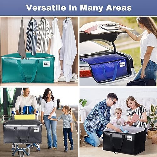 StorageRight Moving Bags, Moving Boxes, 93L 6-Pack Sotrage Bags, 4 Colors - Image 7