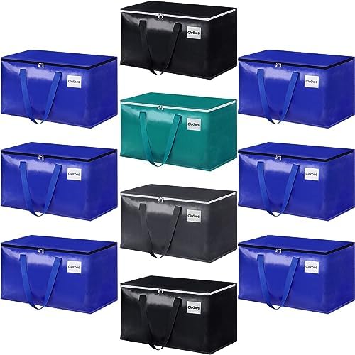 StorageRight Moving Bags, Moving Boxes, 93L 10-Pack Sotrage Bags, 4 Colors by StorageRight