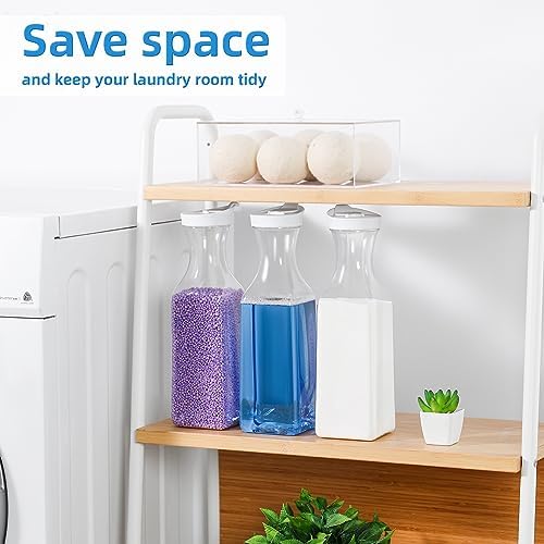 54oz Laundry Detergent Dispenser,Liquid Container,Plastic,2 Pack White - Image 6