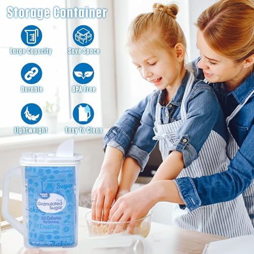 Buddeez Kitchen Pantry Container - Easy Grip Handle for Mess Free Use - Image 3