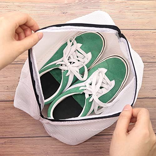 Tenn Well 3Pcs Mesh Laundry Bags For Shoes Sneakers Fits Size 12 - Image 7