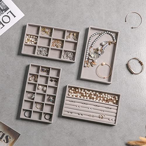 Frebeauty Jewelry Trays for Drawer,Set of 6 Jewelry Organizer and Storage - Image 5