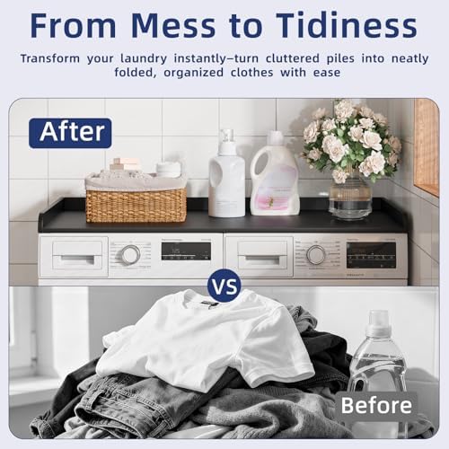 54" Width Washer Dryer Countertop for Depth Laundry Room Organization - Image 6